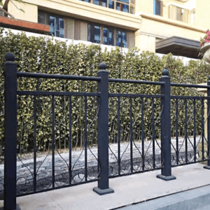 Steel privacy fence