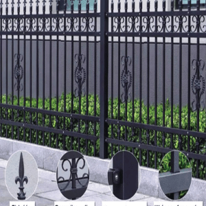 recinzione metallica per la privacy