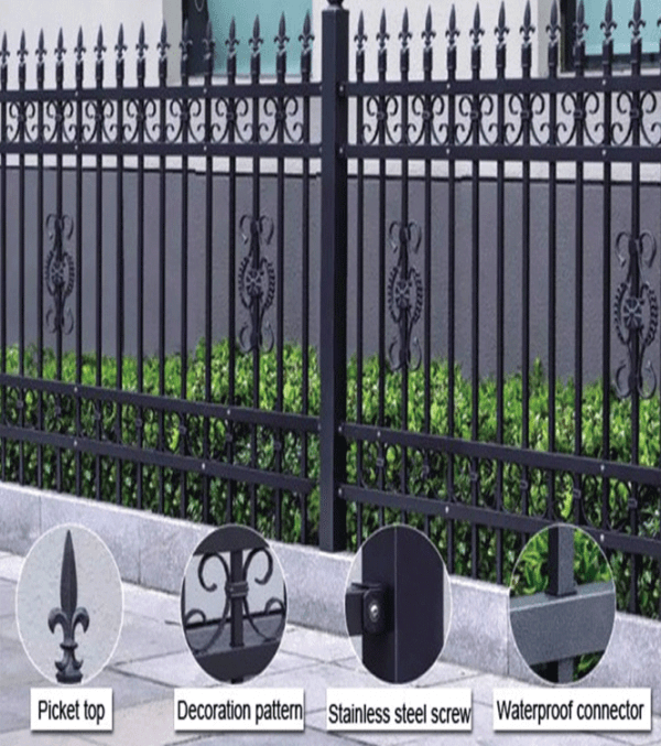 metal privacy fence