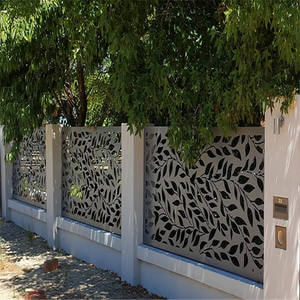metal privacy screen fence panel Details about   Octopus Decorative Panels 