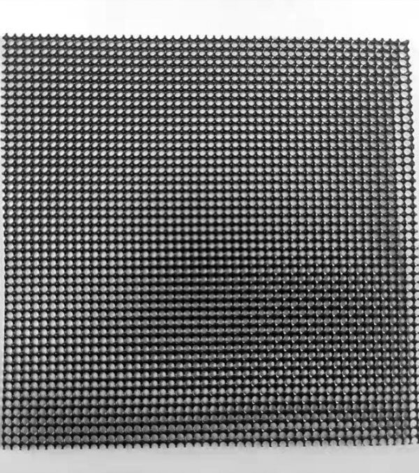 Diamond mesh window screen