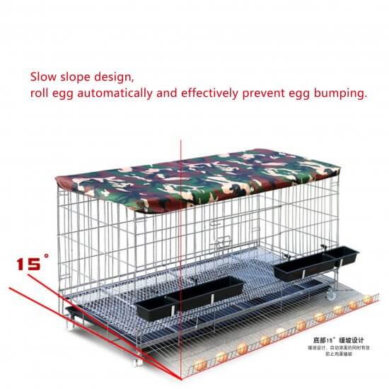 Chicken cage family breeding galvanized layer hen poultry rooster house