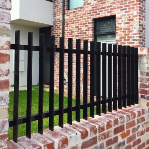 steel metal fence