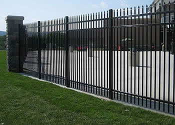 Steel fence